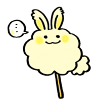 Cotton Candy Rabbit sticker #4846076
