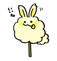 Cotton Candy Rabbit sticker #4846077