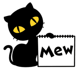 Here's The Black Cat sticker #4846160
