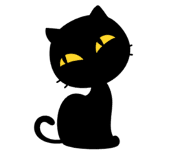 Here's The Black Cat sticker #4846161