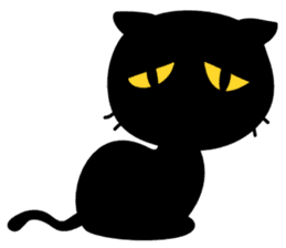 Here's The Black Cat sticker #4846162
