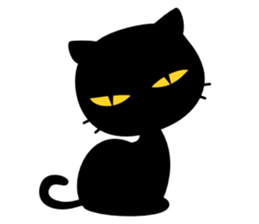 Here's The Black Cat sticker #4846163