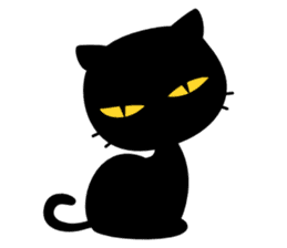 Here's The Black Cat sticker #4846163