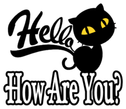 Here's The Black Cat sticker #4846165