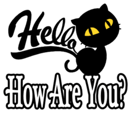 Here's The Black Cat sticker #4846165