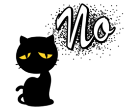 Here's The Black Cat sticker #4846170