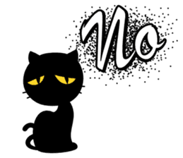 Here's The Black Cat sticker #4846170