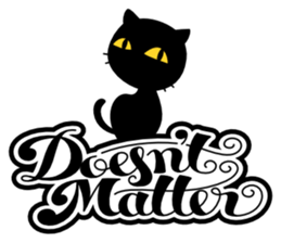 Here's The Black Cat sticker #4846175