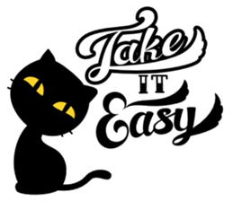 Here's The Black Cat sticker #4846177