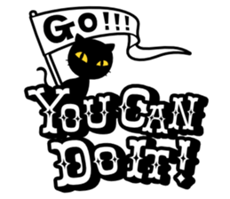 Here's The Black Cat sticker #4846179