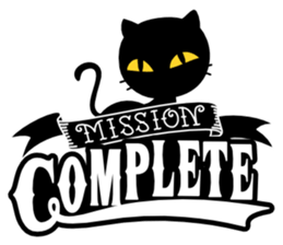 Here's The Black Cat sticker #4846180