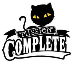 Here's The Black Cat sticker #4846180