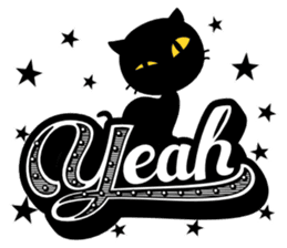 Here's The Black Cat sticker #4846181