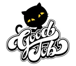 Here's The Black Cat sticker #4846182