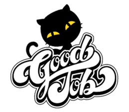 Here's The Black Cat sticker #4846182