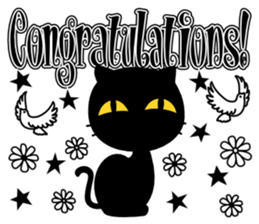 Here's The Black Cat sticker #4846183