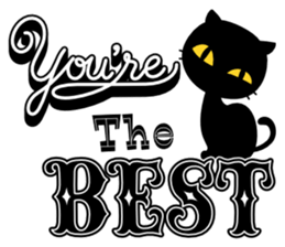 Here's The Black Cat sticker #4846184