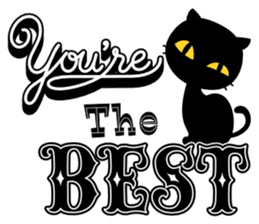Here's The Black Cat sticker #4846184