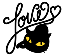 Here's The Black Cat sticker #4846186