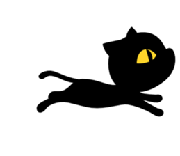 Here's The Black Cat sticker #4846189