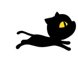 Here's The Black Cat sticker #4846189