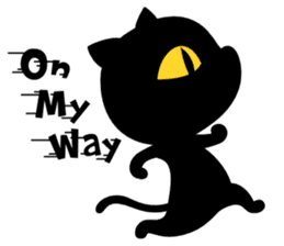 Here's The Black Cat sticker #4846190
