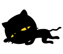 Here's The Black Cat sticker #4846193