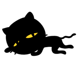 Here's The Black Cat sticker #4846193