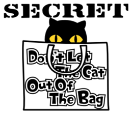 Here's The Black Cat sticker #4846195