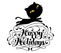 Here's The Black Cat sticker #4846197