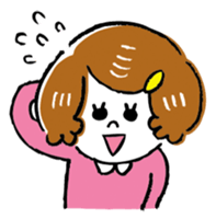 Little girl and panda sticker #4846304