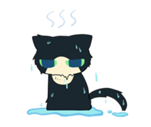 Socks cat sticker sticker #4846575