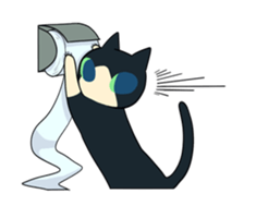 Socks cat sticker sticker #4846588