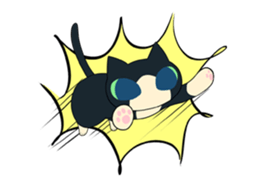 Socks cat sticker sticker #4846590