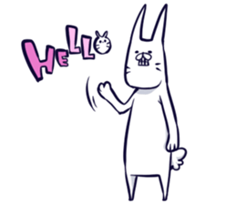 David of rabbit sticker #4847320