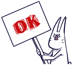 David of rabbit sticker #4847325