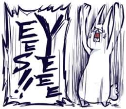 David of rabbit sticker #4847327