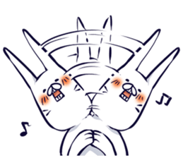 David of rabbit sticker #4847333