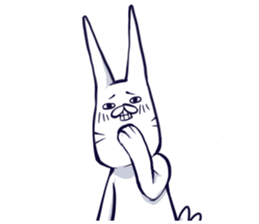 David of rabbit sticker #4847344