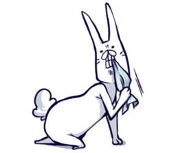 David of rabbit sticker #4847350