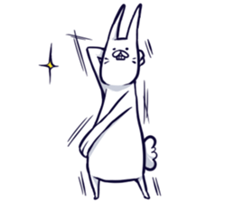 David of rabbit sticker #4847355