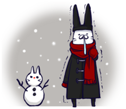 David of rabbit sticker #4847359