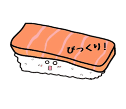 Talking Sushi sticker #4847443
