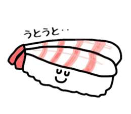 Talking Sushi sticker #4847451