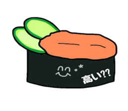 Talking Sushi sticker #4847452