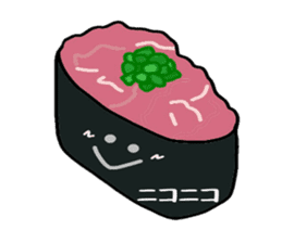 Talking Sushi sticker #4847461