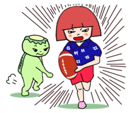 IWATE-WARASHICO&KAPPARO in Japan Ver.2 sticker #4847866