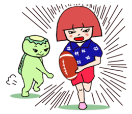 IWATE-WARASHICO&KAPPARO in Japan Ver.2 sticker #4847866