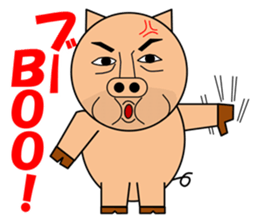 Puns zoo of the human face animals. sticker #4849009