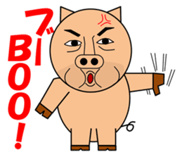 Puns zoo of the human face animals. sticker #4849009